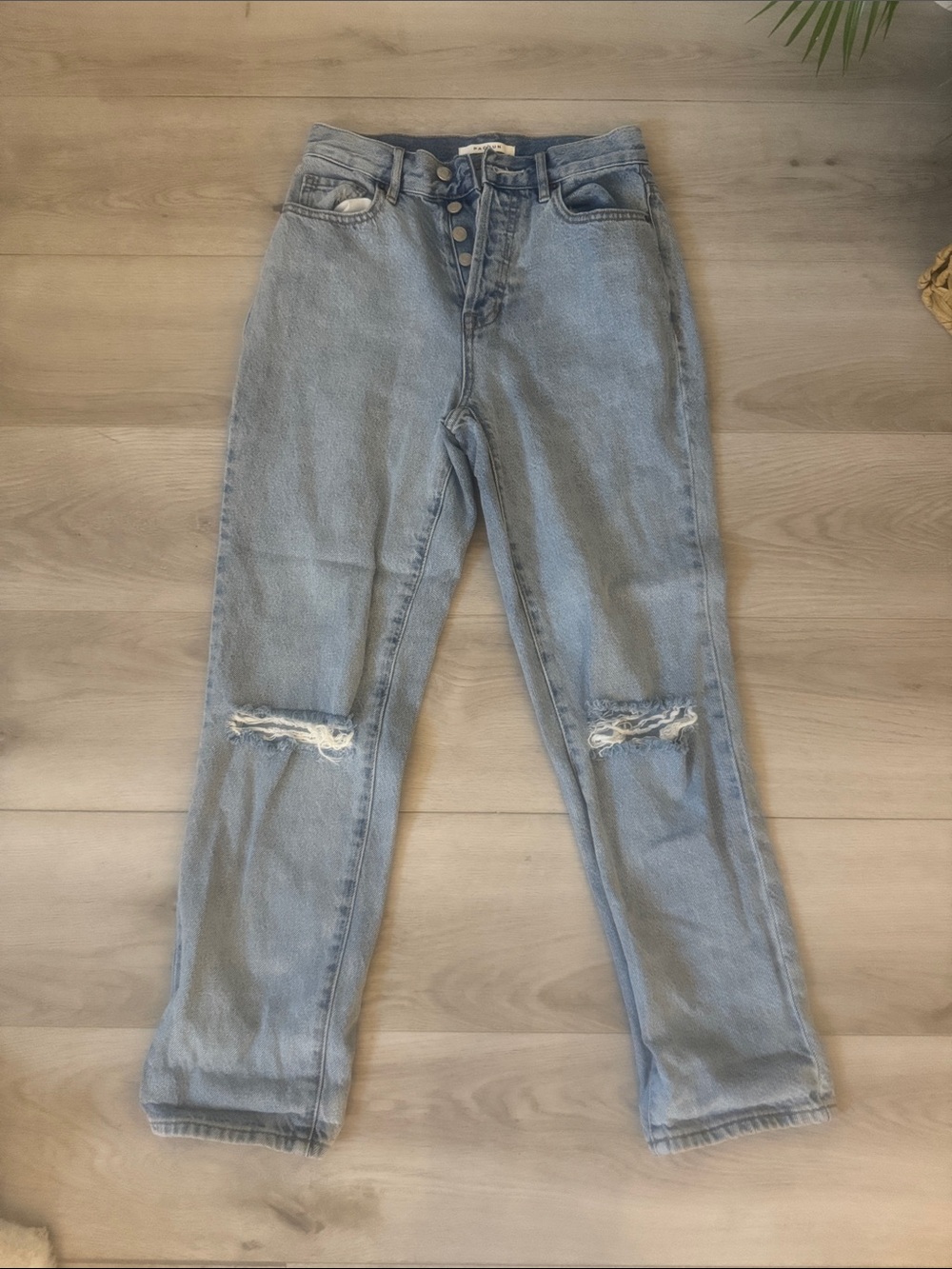 PacSun Light Blue Straight Leg High-Rise Jeans size 24